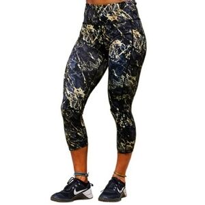 CVG marble print leggings